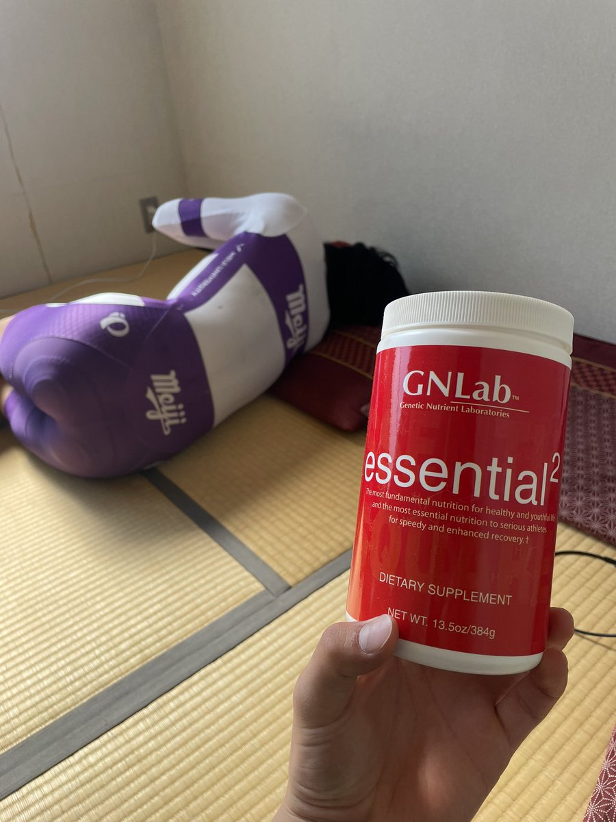 kyosan438's tweet image. 明日の国体予選に向けて、練習後と夜にも飲んで回復しています！
#GNLab
 #essential2
📷朝練後　午後練後　夜