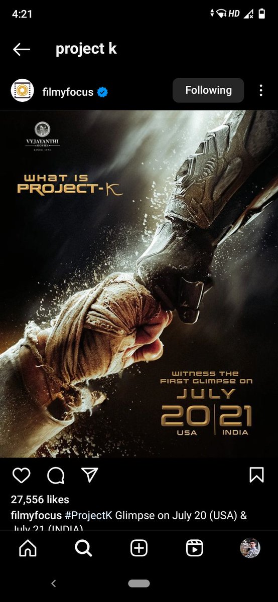 Just saw 1st glimpse of upcoming 🇮🇳 film 'Kalki 2898 AD' - looks promising, futuristic, thought provoking yet deeply rooted to humanity and ancient manuscripts. Looking forward to <a href="/nagashwin7/">Nag Ashwin</a> 's brilliance