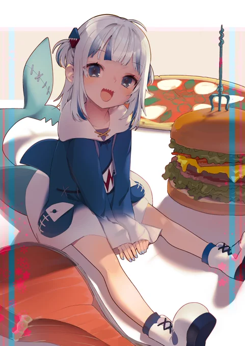 夏はサメちゃん #gawrt