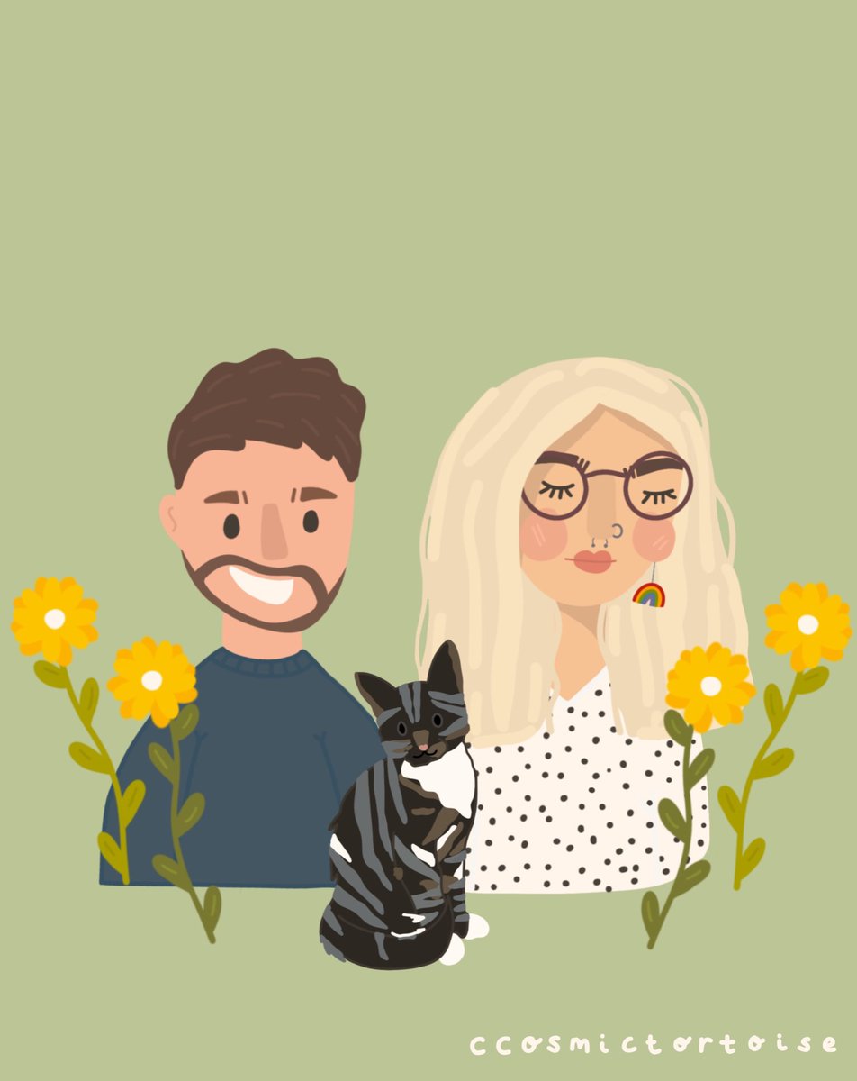 ccosmictortoise's tweet photo. ☀️ limited offer ☀️

£6, digital couples/friends/branding portraits — please share to spread the word — you can find them on my etsy 🌷 https://t.co/XI4IdCHIhb https://t.co/KgPkusSH6L