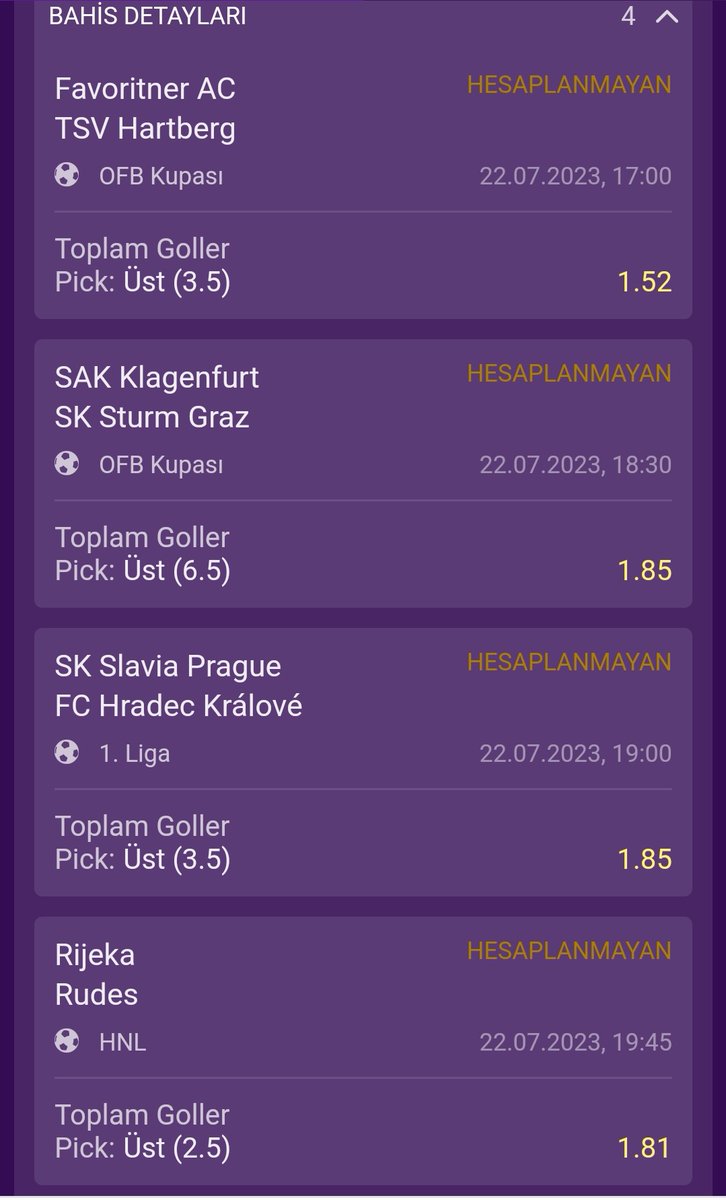 Günün Kombini #

Toplam Oran: 9.41

KUPON TUTARSA 5 KİŞİYE 200₺ NAKİT 🎁

RT ATMANIZ YETERLİDİR 🫶