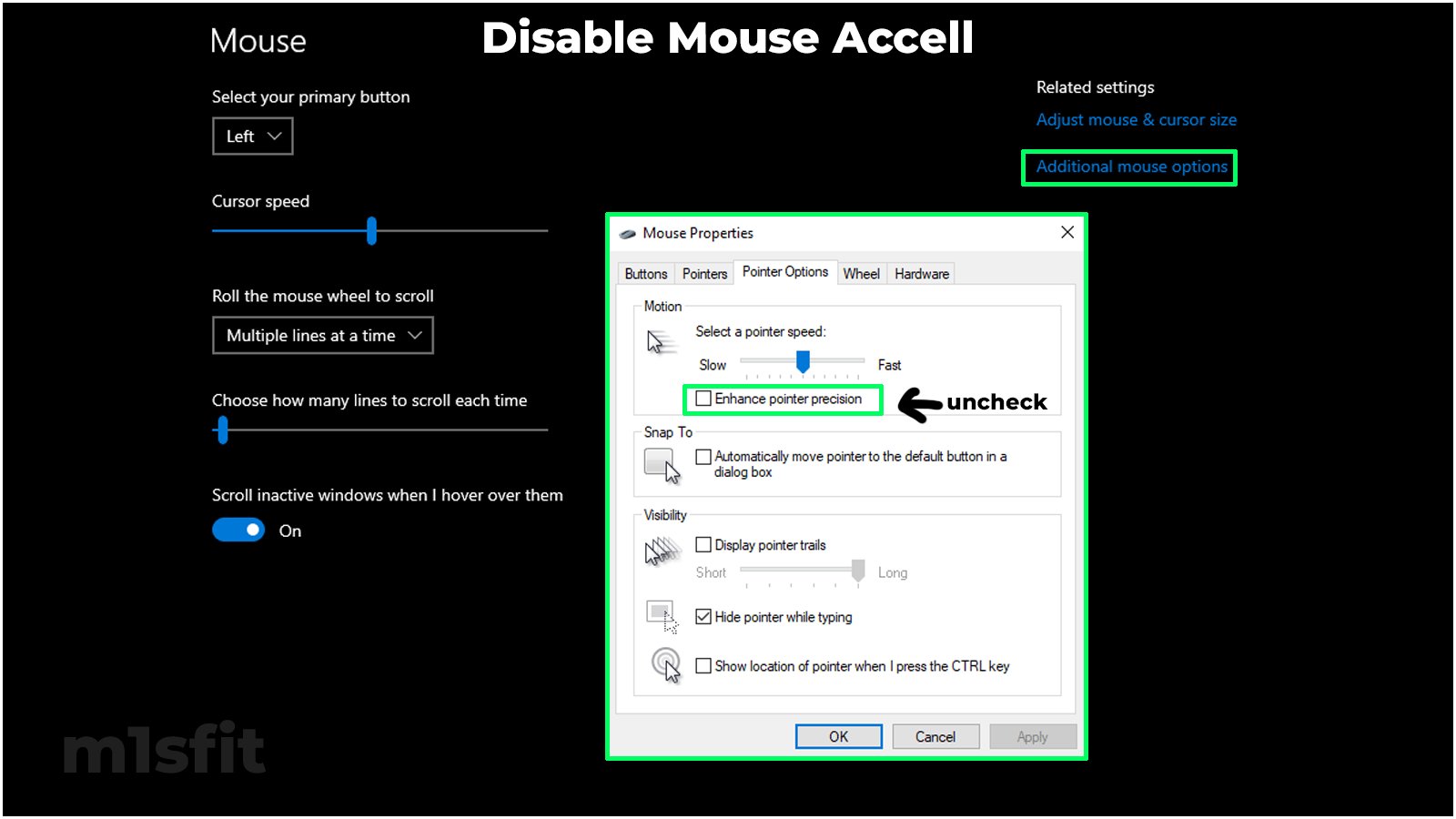 What Is Enhance Pointer Precision in Windows?