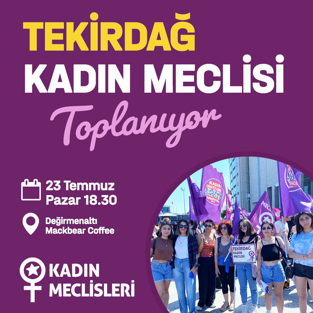 seni de aramızda görmek istiyoruz ✊🏻

23 temmuz pazar günü değirmenaltı macbear kafede bize katılın, mücadelemize ortak olun!