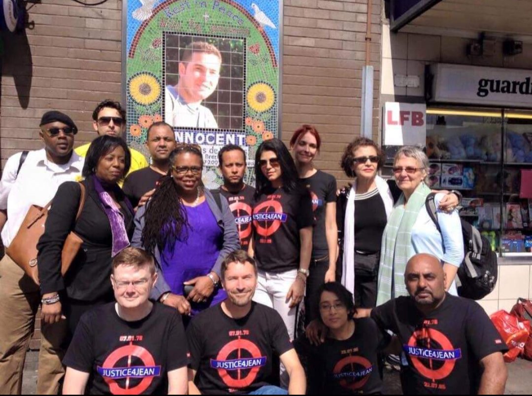 Remembering #JeanCharlesdeMenezes, killed this day in 2005 by the British State who claimed he had a bomb on him, despite allowing him &amp; this bomb to travel on a crowded bus from Tulse Hill to Stockwell Station.

Honoured to have worked on this case &amp; with his gracious family. 💔