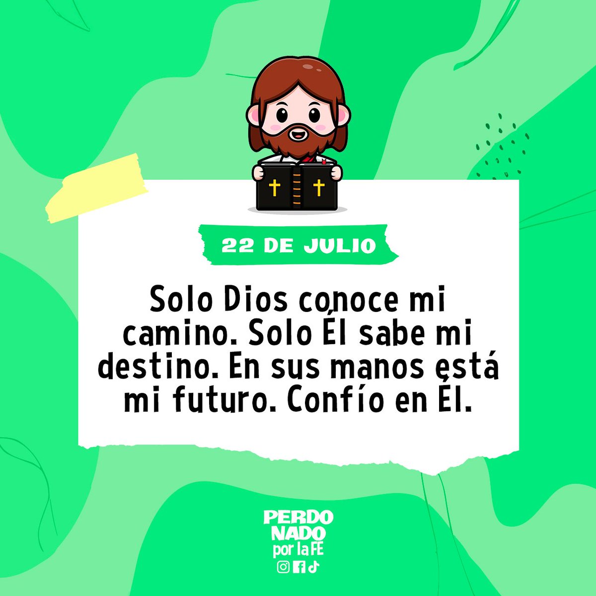 🙌 Solo confía en el.
#perdonadoporlafe #diosesbueno #diosesamor #diosesfiel