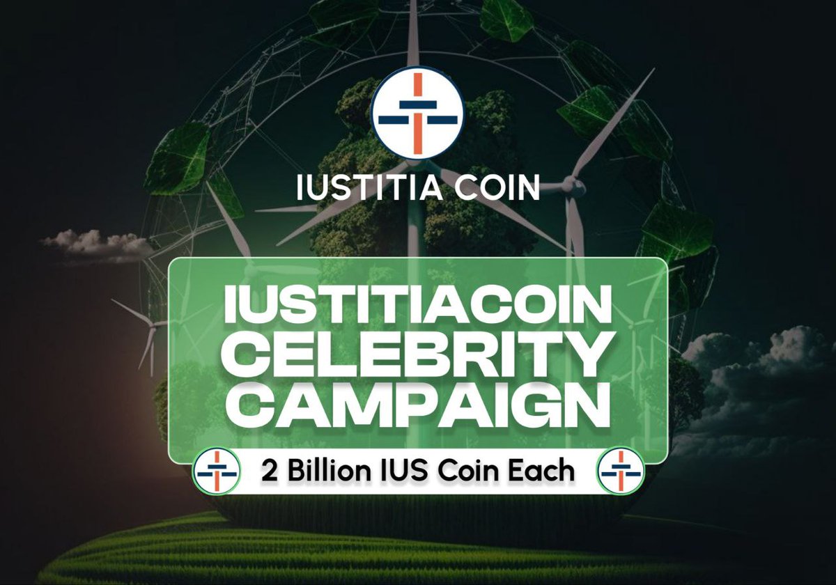 Eco-friendly entrepreneurs efforts like <a href="/LeoDiCaprio/">Leonardo DiCaprio</a> <a href="/Janefonda/">Jane Seymour Fonda</a> <a href="/GretaThunberg/">Greta Thunberg</a> towards combating climate change will be recognized by Iustitia Coin.

2 Billions IUS coin will be given as appreciation for their effort + great rewards for the first 1,000 tags the above
#IusCoin