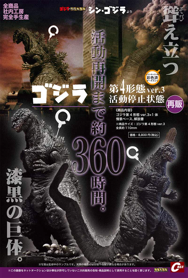 新品未開封 キャスト 特撮大百科 魔獣ゴジラ 東京を襲う！ フィギュア F1ozymFaAAIcruf?format=webp&
