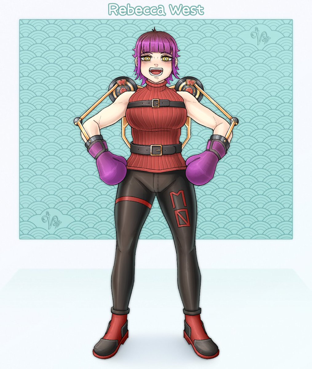 Rebecca makes some punchy gear 🥊
#DnDcharacter #digitalartwork