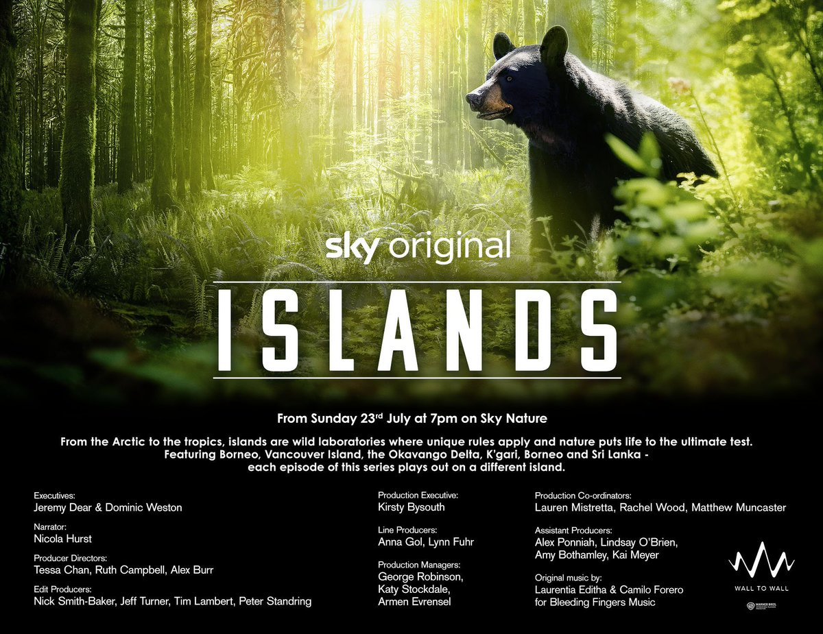 Islands - Begins tomorrow, Sunday 23rd July, at 7pm on Sky Nature