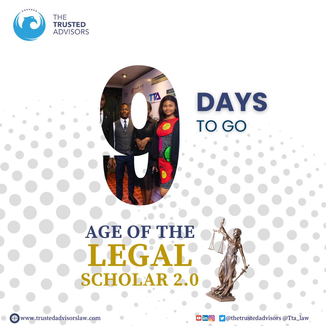 TTA_Law's tweet photo. If you know any Law student in a Nigerian university hoping to go to law school and can use a scholarship in this regard, tell them to follow @TTA_Law and turn on post notification.
Share and tag who needs this
#scholarship #aols23 #lawschool #ttalaw #scholarshipopportunities https://t.co/snRX29kh12