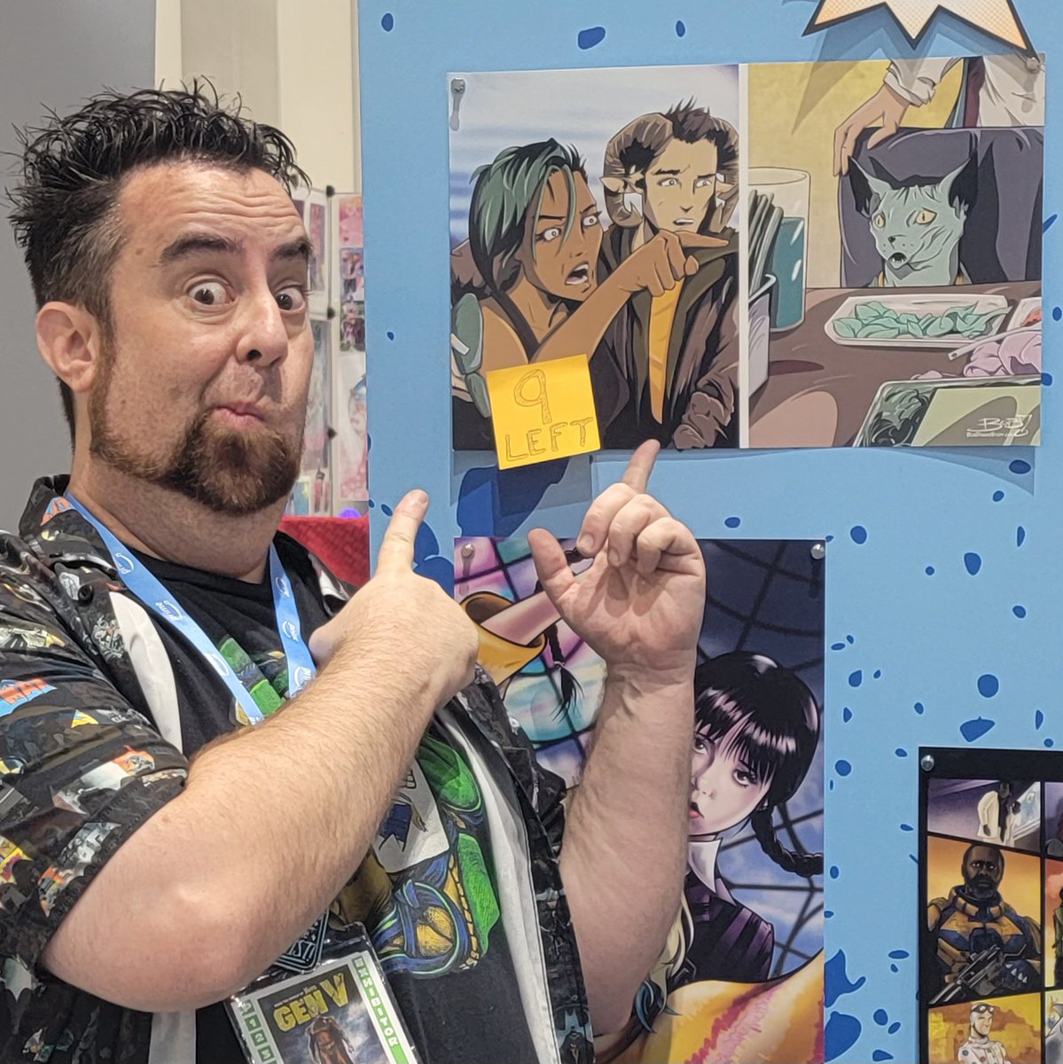 BobDrawsStuff's tweet photo. Saturday morning of Comic-Con International 2023.  This pic seems like the most relevant thing to post.  See you at DD-14!

#comiccon #comiccon2023 #sdcc #sdcc2023 #saga #meme #bkvomg #iykyk #artistalley #artistsalley #bobdrawsstuff #dd14 https://t.co/JiqVeZB4V6