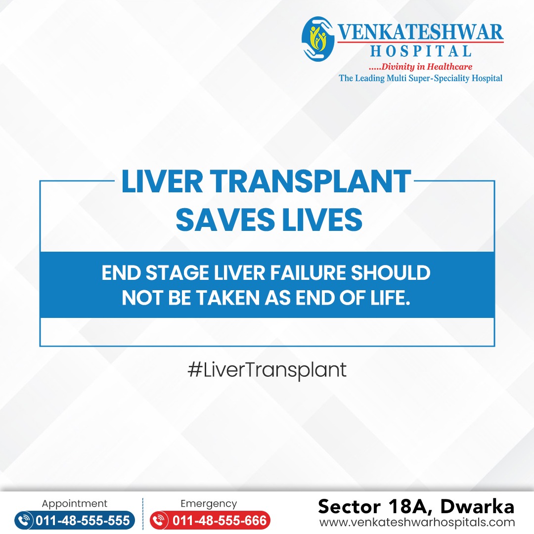 Venkateshwar Hospital has marked it's presence as the most preferred transplant centre catering to patients from across the nation. 

#LiverTransplant #LiverTransplantSurgeon #VenkateshwarHospitals