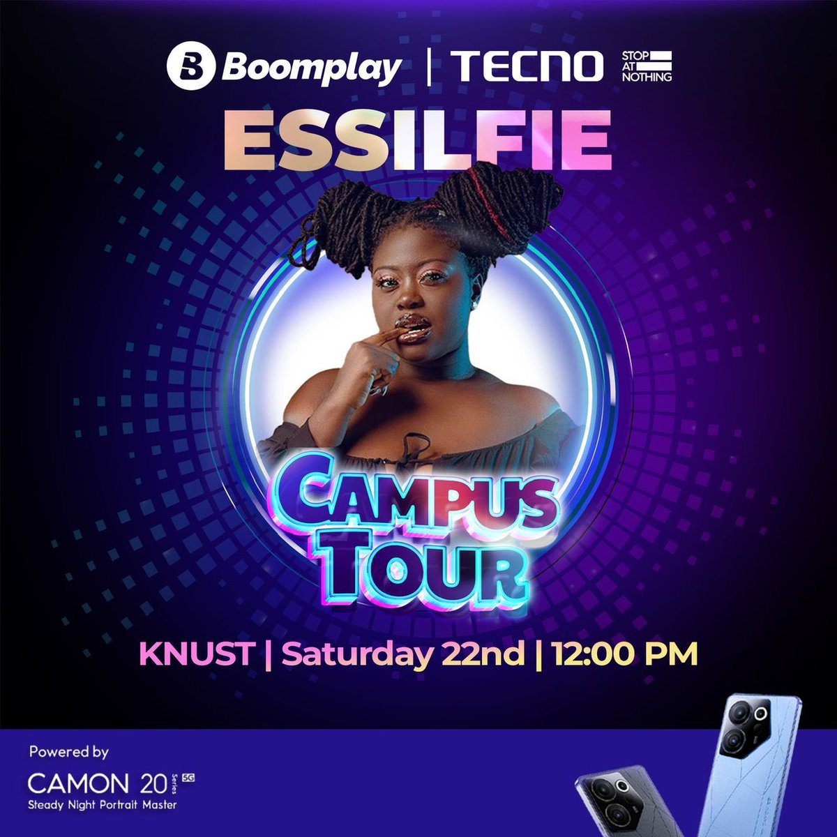 I can’t miss this Essilfie performance at #BoomplayCampusTour 🔥🔥

#BoomplayXTECNOCampusTour

@EssilfieMusic @BoomplayGhana