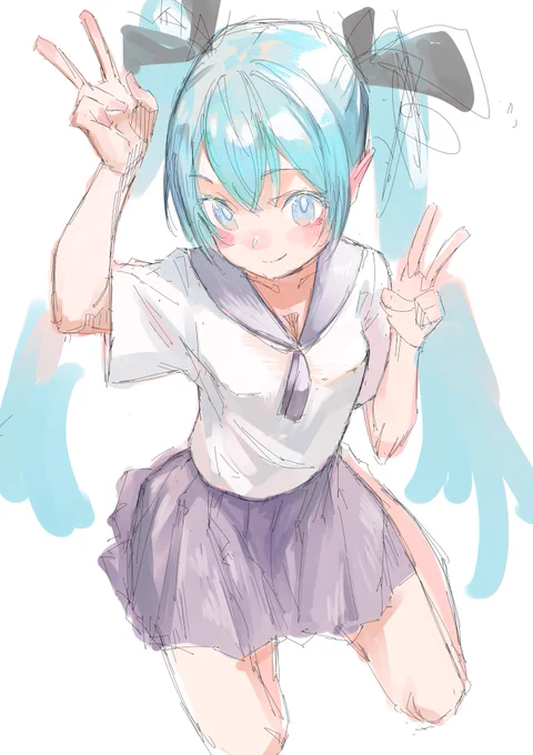 初音ミク落書き