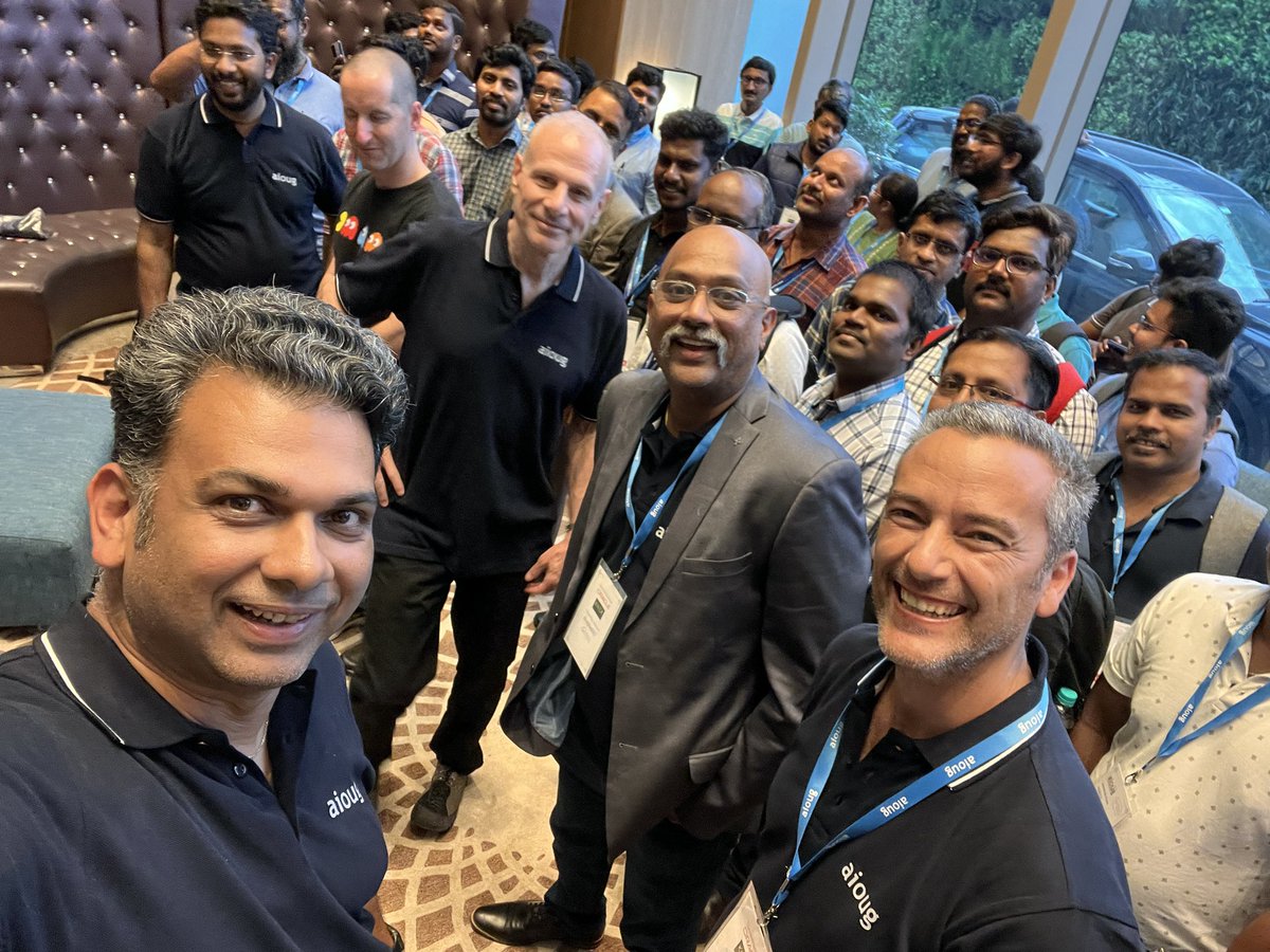sandeshr's tweet photo. Day end selfies 🤳 #OCYatra2023
https://t.co/3LqLxgJHTn
@bkhan @jimgris @sai_penumuru @dgielis @DBoriented @connor_mc_d @oraplopes 
@AIOUG @Himachalapathy2  @pharish87 @Oracle @oracleugs @oracleace @Oracle_India @OracleDevs @oracledevcomm @OracleDatabase @OracleCloud https://t.co/BtetUyPe70