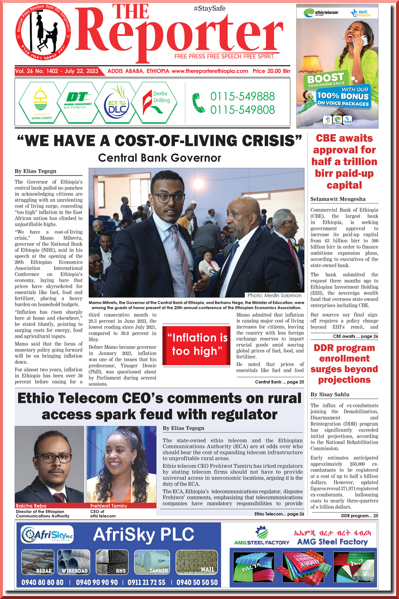 The Reporter on Twitter: