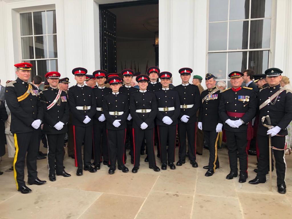 ColYeomanry's tweet photo. A great group of newly commissioned officers passed off at #RMAS today to join the #Yeomanry. Congratulations 🥳! https://t.co/iQzKVvZDrK