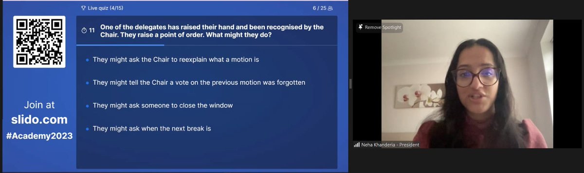 AcademyModelWHO's tweet image. Highlights from the @UKModelWHO Academy Training Session today led by @Neha_Knd &amp;amp; Chido.

Well done to the members of the Training team @oj_nugwa_, @MichaelisDavis 

#WHOAcademy #Training