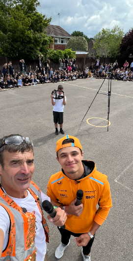 ST3AMCo's tweet photo. @chrisdysonHT @McLarenF1 @LewisHamilton @LandoNorris It's not impossible...

If he's vaguely superstititious we're sure Lando has a logo in his pocket as it isn't on the car today

If Zak let him borrow it!

Keeping the luck of #SponsorX alive https://t.co/n7mItudC6Z