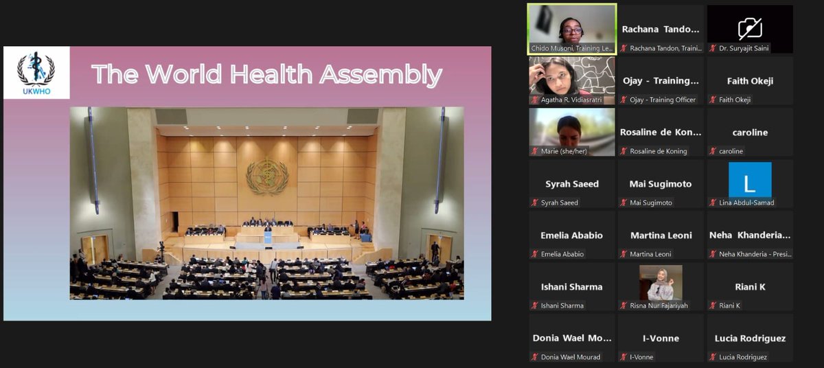 AcademyModelWHO's tweet image. Highlights from the @UKModelWHO Academy Training Session today led by @Neha_Knd &amp;amp; Chido.

Well done to the members of the Training team @oj_nugwa_, @MichaelisDavis 

#WHOAcademy #Training