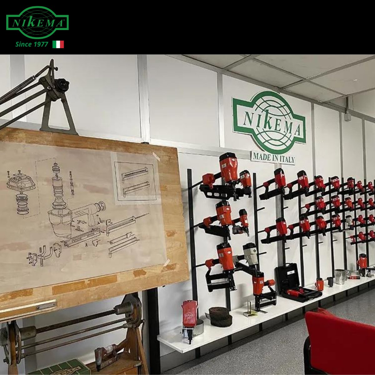 Nuova_Nikema_'s tweet image. Nikema s.r.l. nasce a Bologna nel 1977 con l’obiettivo di promuovere la ricerca e l’innovazione tecnologica made in Italy nel settore delle fissatrici e chiodatrici pneumatiche.
Sri di più sul sito: nikema.it
#legno #infissi #edile #divani #porte #legno #sparachiodi