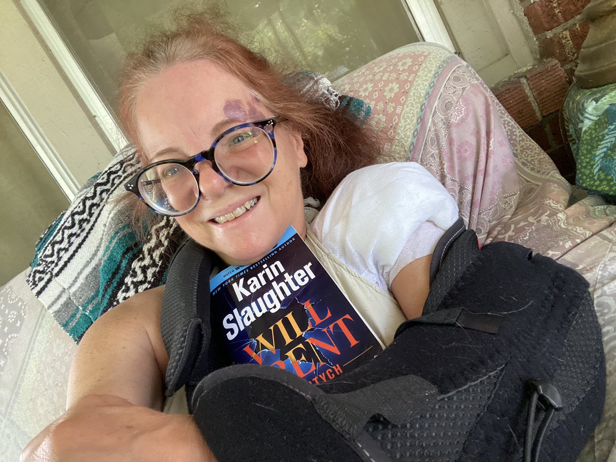 My doctor did not prescribe riesling so I’m making do w <a href="/SlaughterKarin/">Karin Slaughter</a> Better than all the pain meds too.