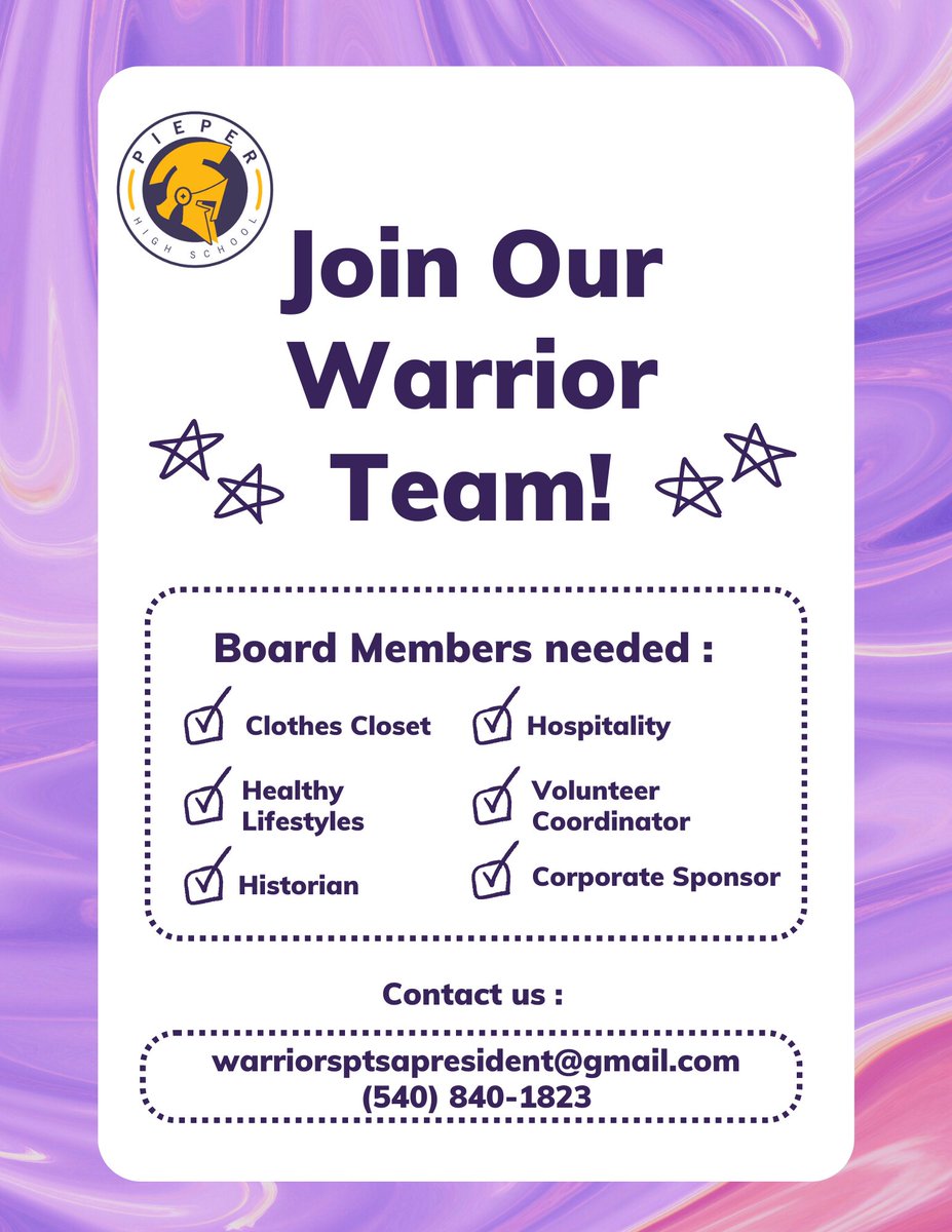 Pieper HS PTSA tweet media