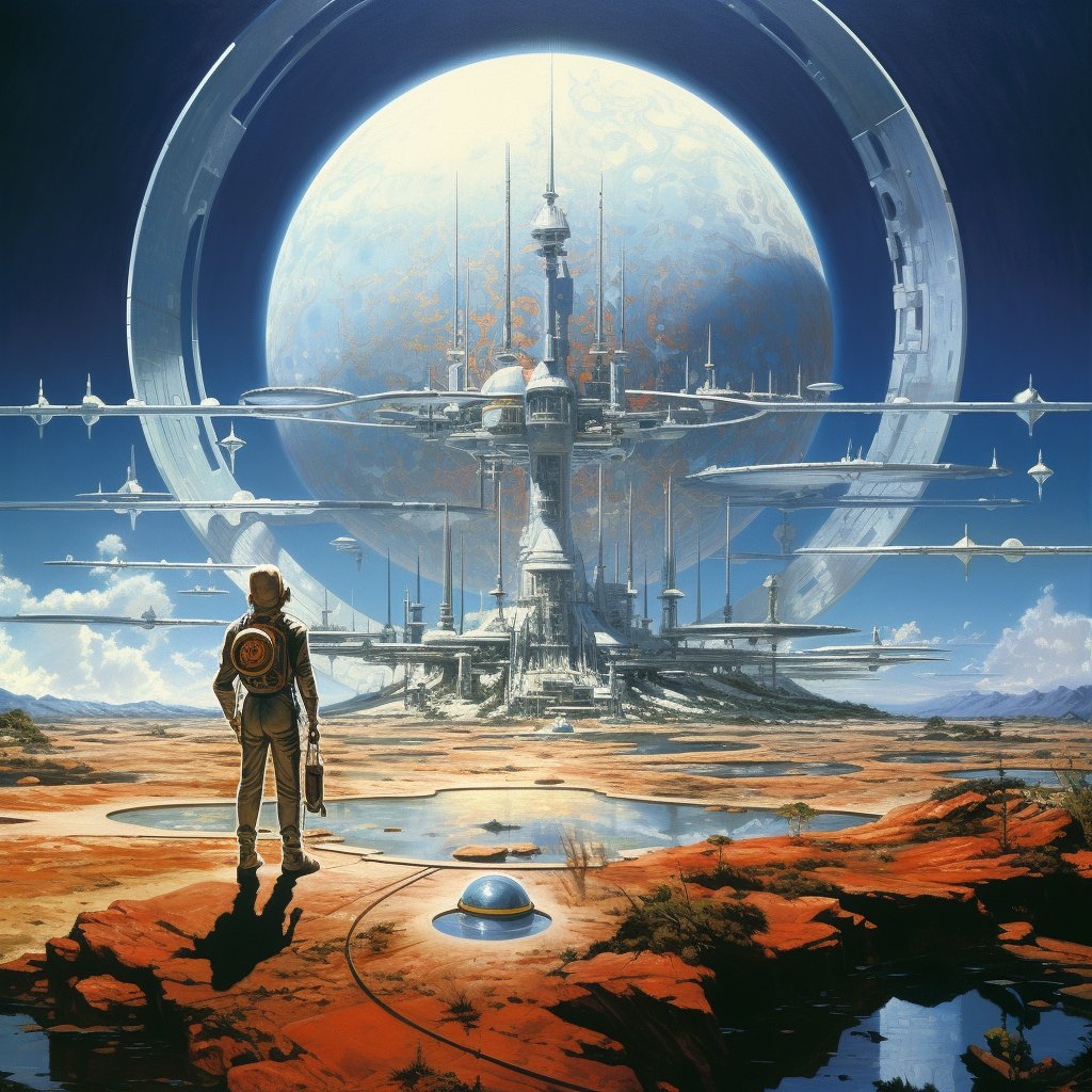 PromptPossible's tweet photo. I prompt therefore AI m.  

Kris Kemp
https://t.co/N4cOPAupY3

#prompts #promptengineering #scifi #AI #images #midjourneyimages #midjourneyart #explorers #sciencefiction #scifiart #promptpossible https://t.co/DMqvRYsl8M