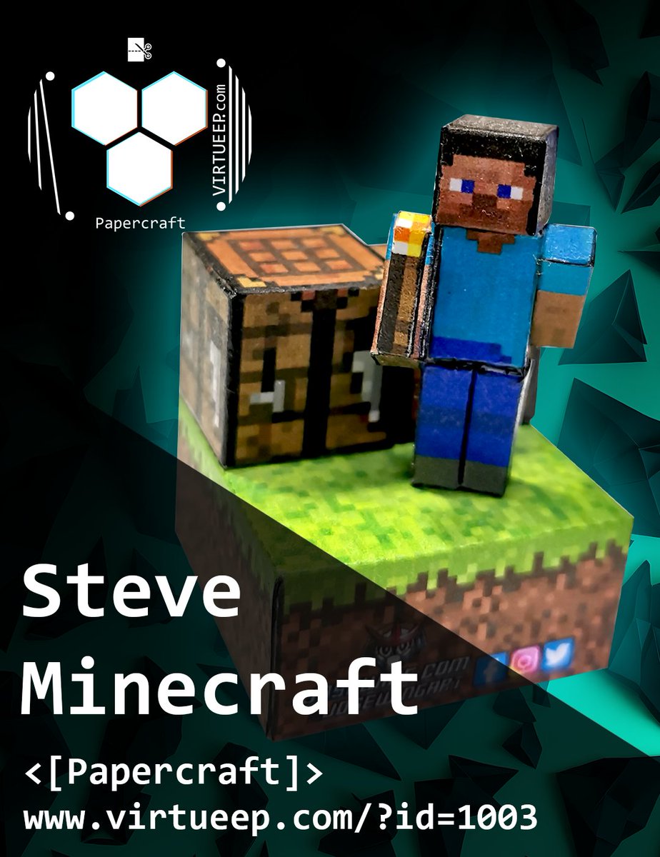 Watch out Steve! #papercraft #minecraft, Watch out Steve! #…