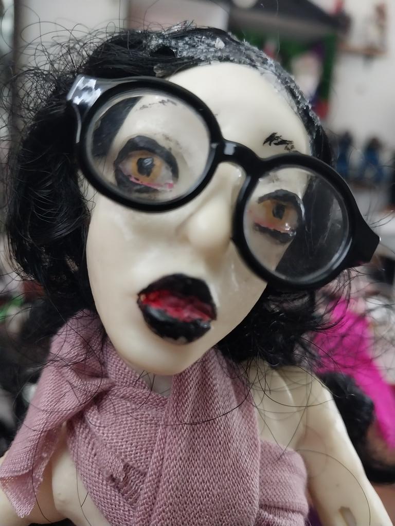 Lore is having a bit of an existential crisis after I took her to see Barbie 🙃