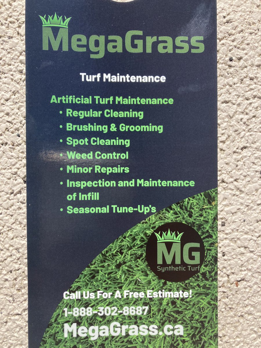 Artificial Turf and Putting Green cleaning and maintenance in Victoria B.C.

Contact me for a free quote or to schedule an appointment. 

Colin McCulley
Sales and Maintenance Specialist 
•MegaGrass Canada
•Pro Vet Logic Canada
778-350-4676
colin@provetlogic.ca