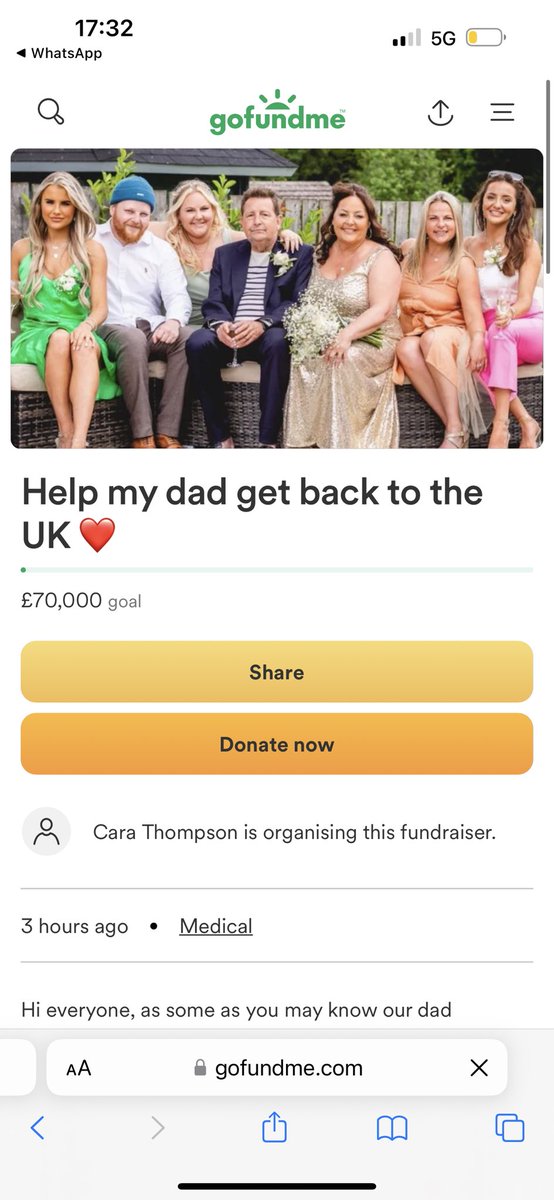 Caravthompson's tweet image. *PLEASE READ &amp;amp; SHARE * This isn’t something I usually put on social media but I am hoping putting this out there can help our family. 

We appreciate anything from a share to a donation.

Thank you so much.

Keep faith in our dad❤️

gofund.me/b24b6a52