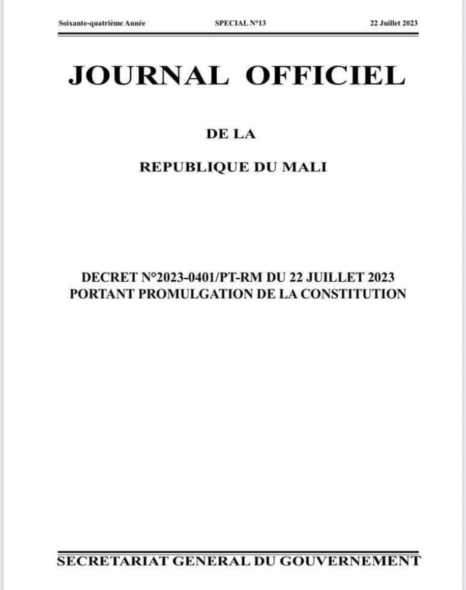 Ibrahima2622449's tweet photo. Bay Bay à la 3ème république 
L'histoire retiendra 
-Que 1 sur 3 président élu à finit son mandat 
-Que par L'INCOMPÉTENCE,la CORRUPTION,le MENSONGE et la GABEGIE de nos soit-disants POLITICIENS le Mali à perdu sa SOUVERAINETÉ sur l'ensemble du territoire national. https://t.co/R2FqdSIZqY