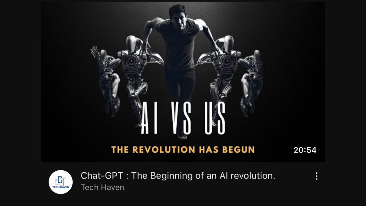 DomisManuel's tweet photo. https://t.co/5vHZVgLvlC
Finally made a video on the Chat-GPT craze. 🤖
Enjoy !!! https://t.co/CCretReCOm