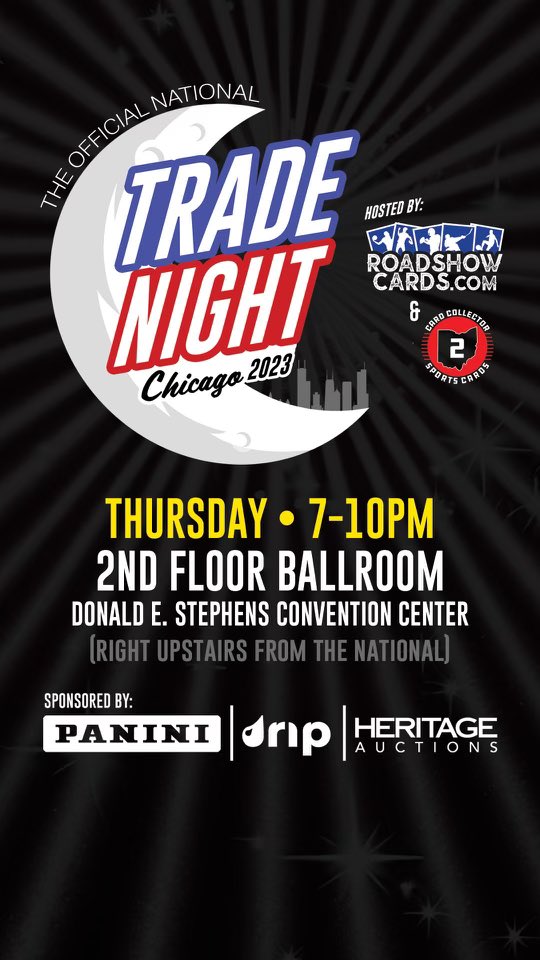 Almost time! and i cant wait!!! Thank you @nsccshow for helping a trade night that started a 50 people in a hotel conference room grow into my favorite night of the year!