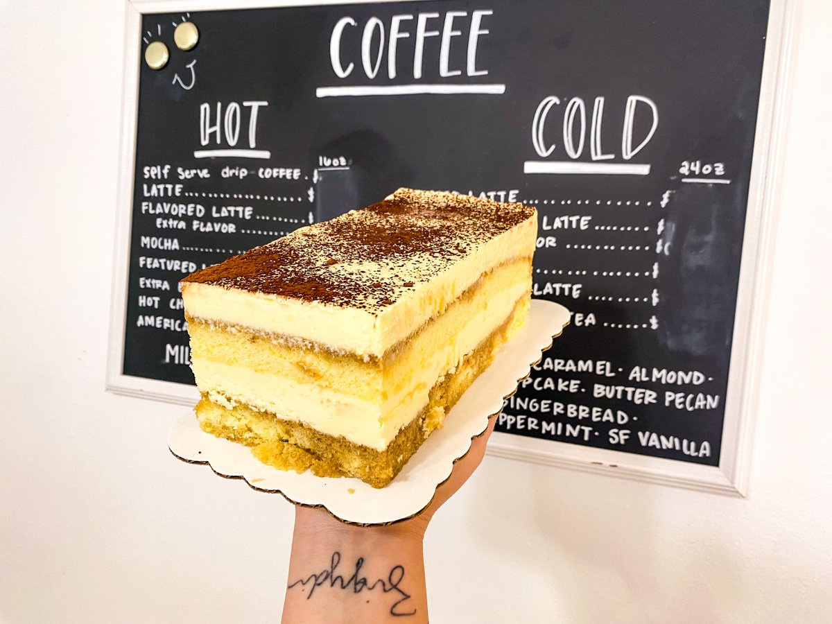 Tiramisu is back!!  We’ve heard the requests, and we’re so excited 
to have tiramisu back at the shop!

#pastries #cookies #cakes #smallbusiness #florissant #paczki #familyowned #weekend #helferspastries # tiramisu https://t.co/jBVYbmG8i9