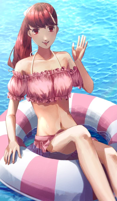 夏ゥ…芳澤ちゃんと水着デートしたい人生だった… #P5R