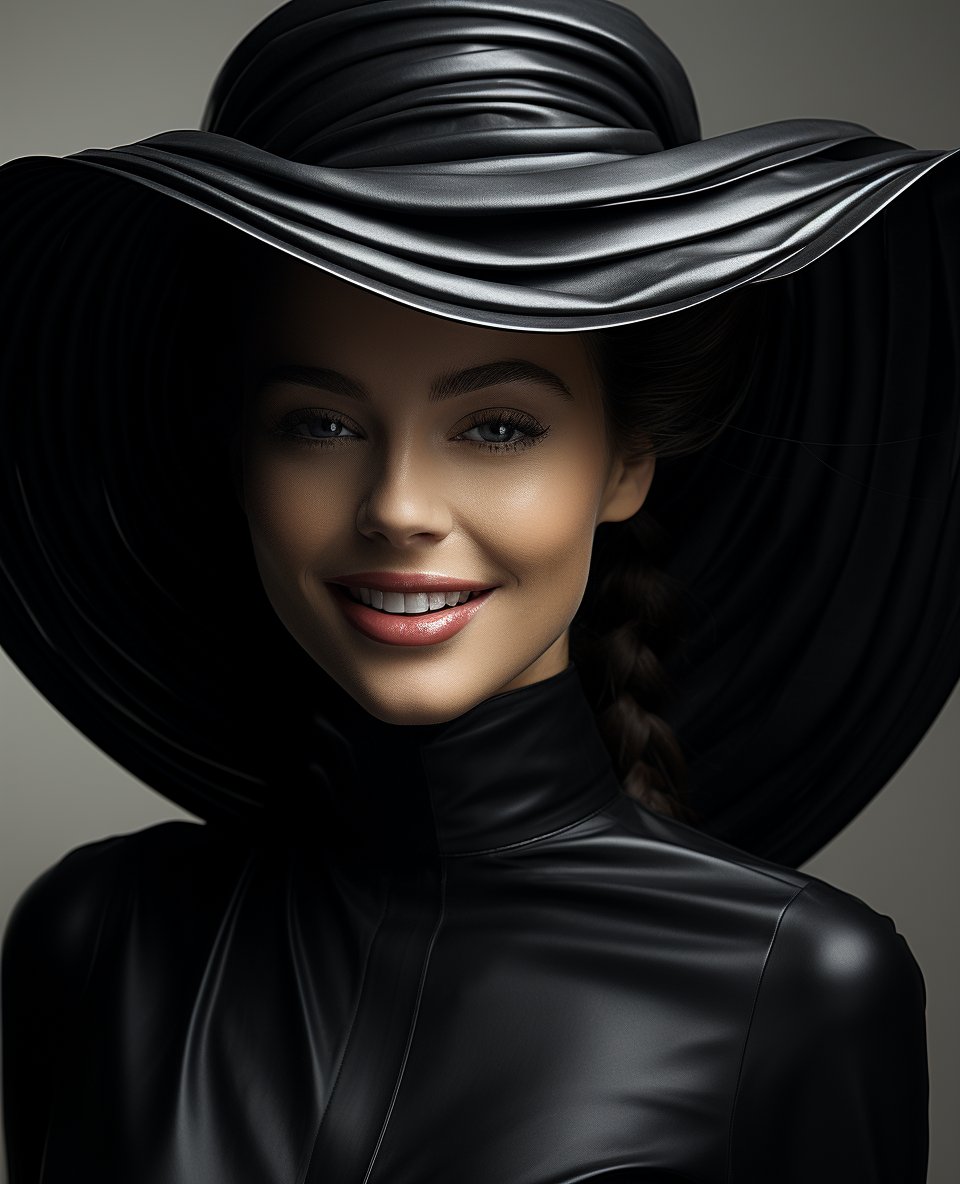 zimaiagency's tweet image. Some hats 🖤  ... for the happy widow?
Prompt in ALT
#aiMODELS #aiART #aiGIRLS #midjourney #AIcommunity #Midjourney52 #Peru #PeruFashion #PeruModa