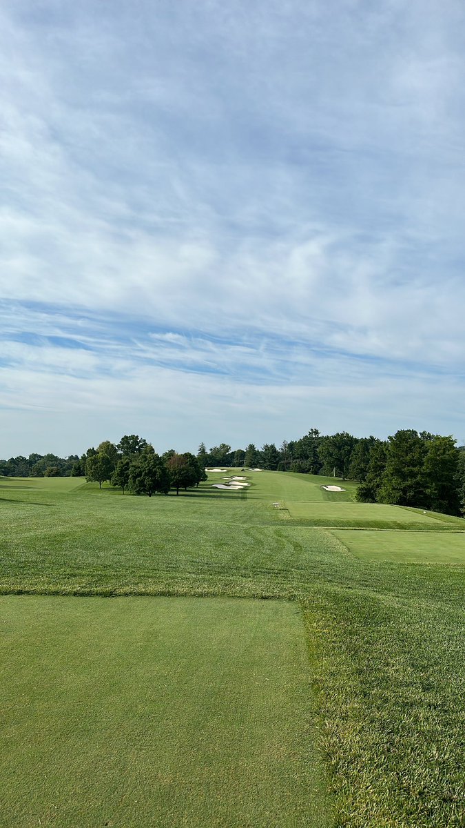 Views from the tips this morning. Perfect weekend for men’s club championship on both golf courses 🐏⛳️