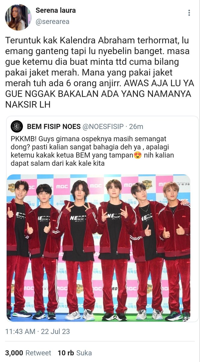 Kating ospek

—kim doyoung few tweet au