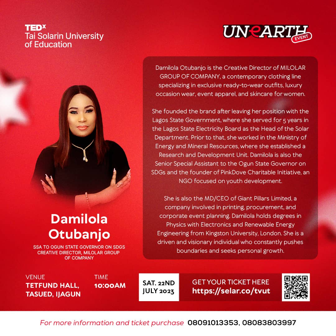 This is interesting🥳
#Tedxtasued 
#Tedxtasued23
#unearthingTedxtasued