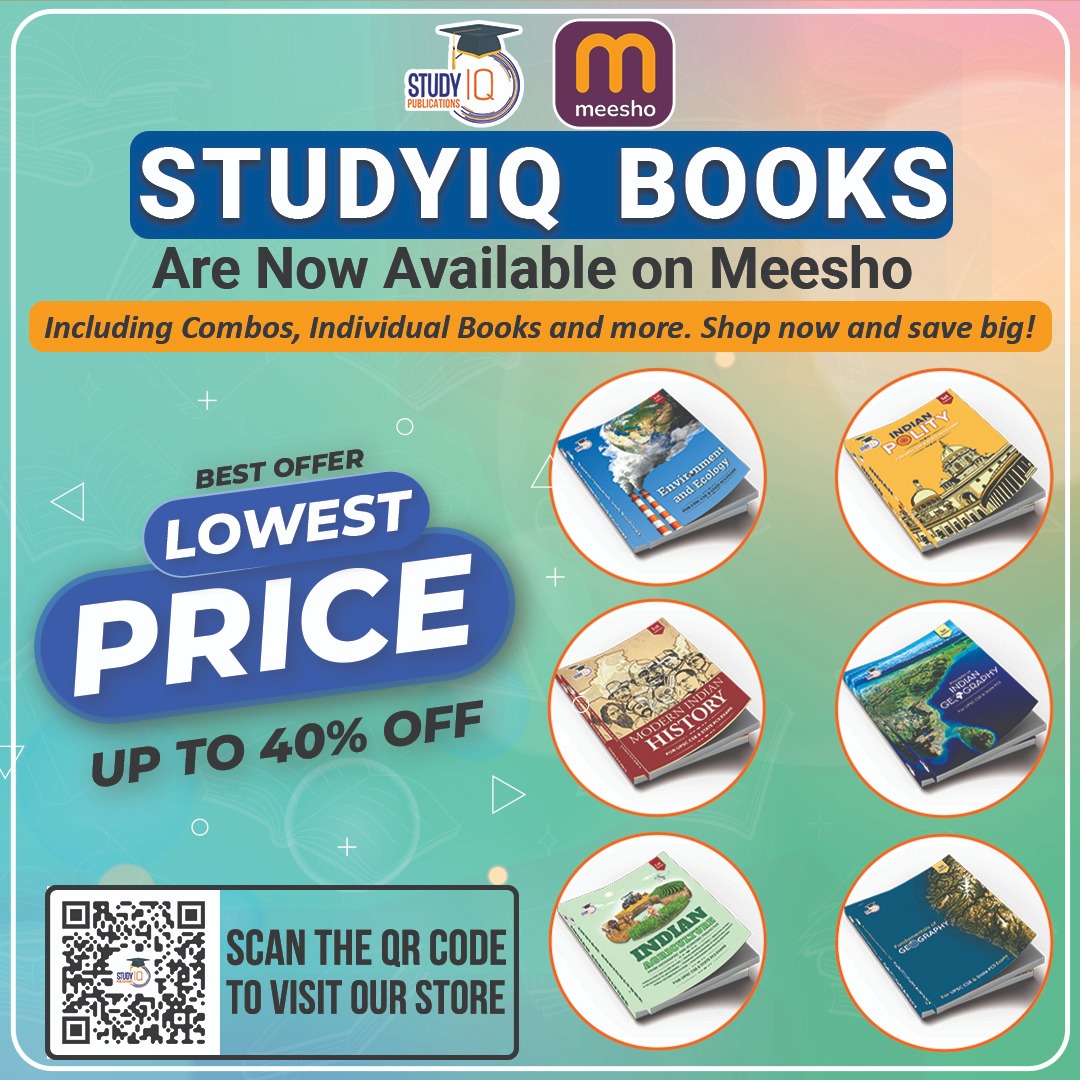 upsciq's tweet photo. StudyIQ Books are Now Available on Meesho Including Combos, Individual Books and more. Shop now and save big!
Order Now : https://t.co/fdiEgVFX7b
#indianeconomy #indiangeography #indianartandculture #indianpolity #modernindianhistory #governanceinindia #upscquestions #upsc https://t.co/FegU1RTWyY