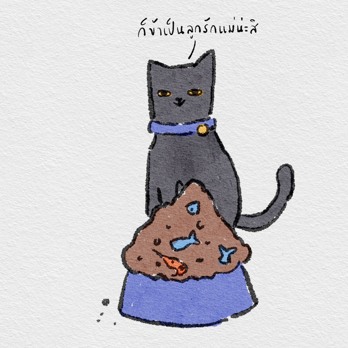 What happened at home…

Orange : why you always have more than us?
White : yea why??

Black : because I’m mommy’s fav boy 😎
#cat #NFTartist