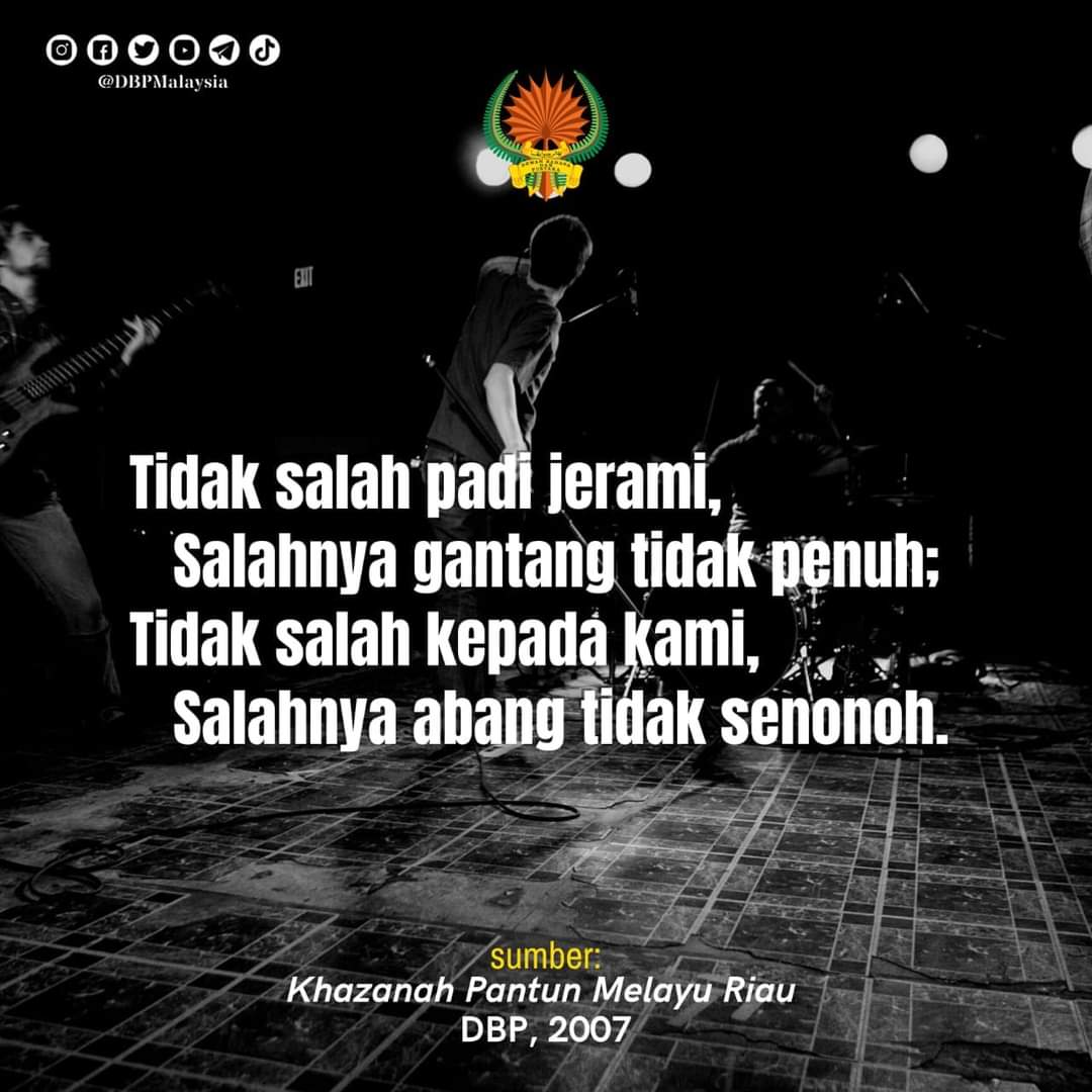 DBPMalaysia's tweet photo. Pantun

#Pantun
#DekadBahasaKebangsaan
#BahasaJiwaBangsa https://t.co/pFy8g9fcEo