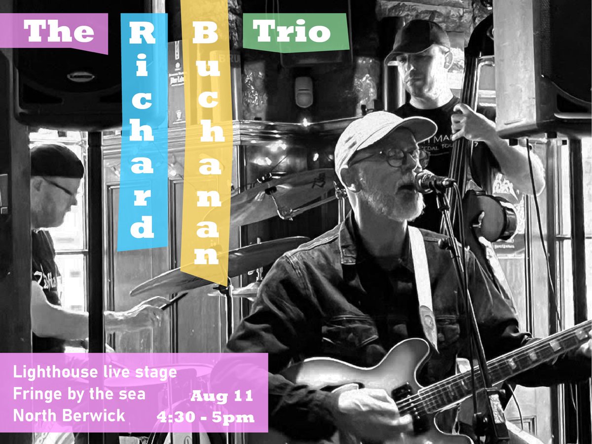 Stepping out again with the trio to play at the gorgeous, sunny, beautiful #fringebythesea Always a great time to be had there. Come check us out. We keep getting better.