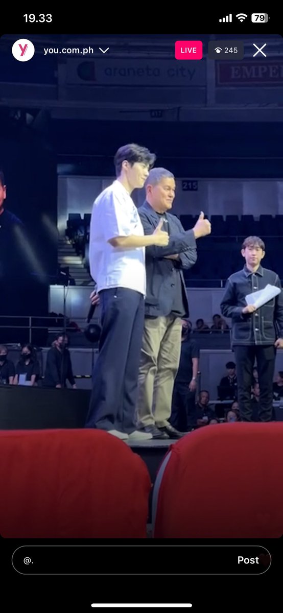 kim seonho with owner bench, papa ben❤️🥰 #KimSeonHo #KIMSEONHOinMNL2023 #BENCHxKIMSEONHO