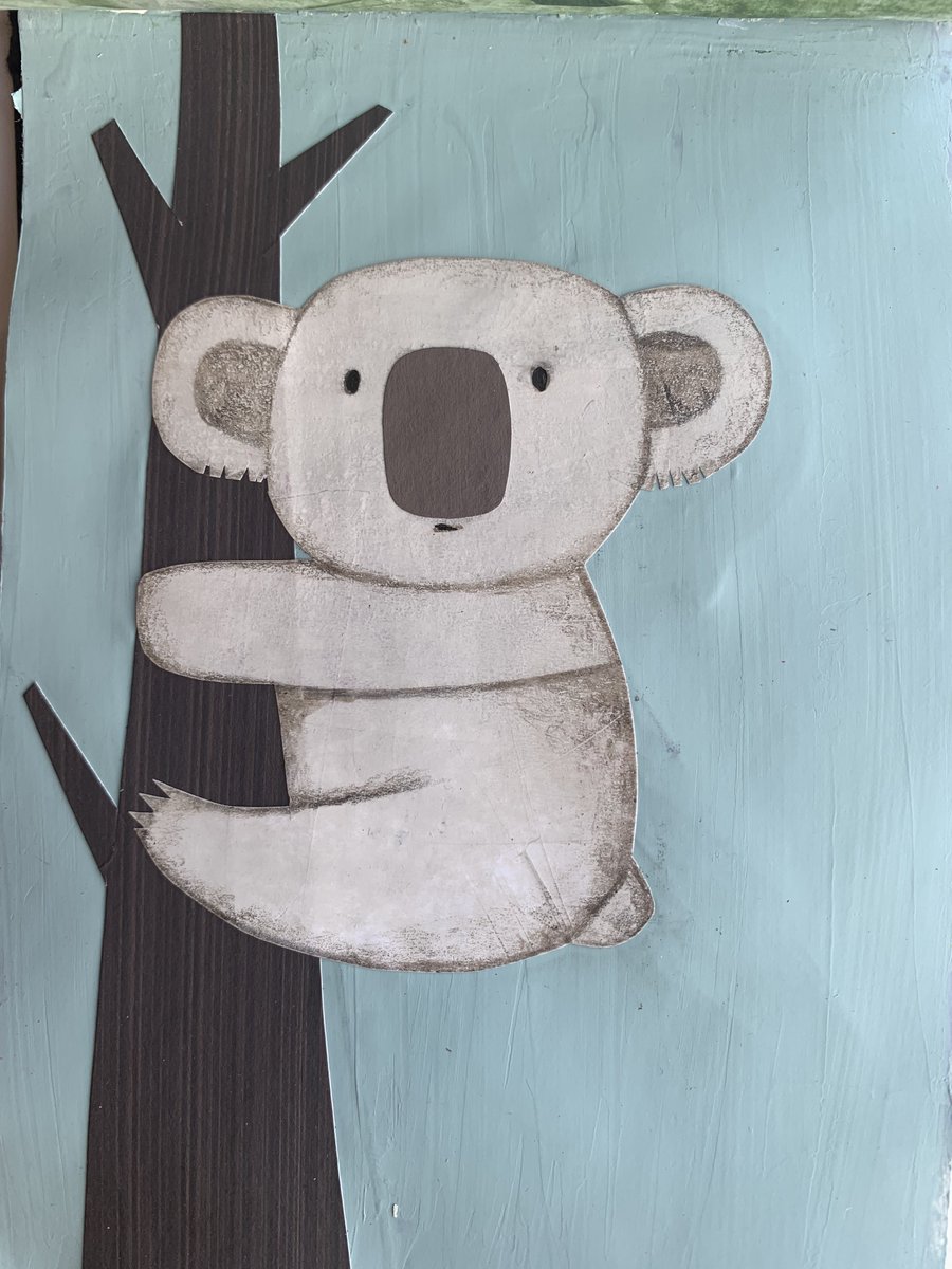 _Lucia_Castillo's tweet photo. An illustration a day in a small sketchbook, using a prompt from my 5yo given at breakfast. 176 Koala https://t.co/ObFcHYu1ou