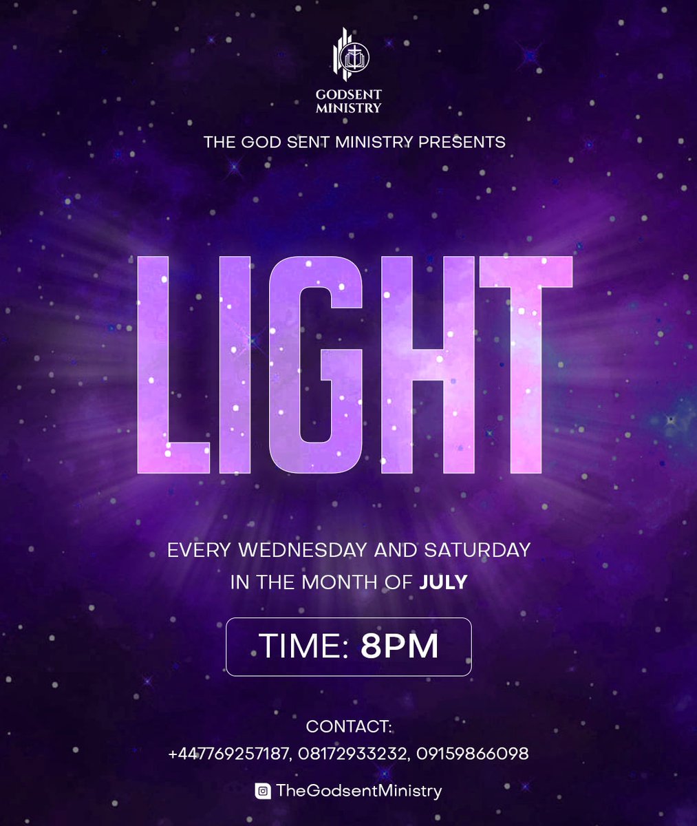 Looking for a fellowship to integrate yourself in ? At TGS we partner with you in your Joy and Progress in Faith
Join us tonight at 8PM WAT For a time In God's presence... Via Google meet. Link code : shm-hhjj-brs
Link: https://t.co/vVUU35WCXg https://t.co/Ekzn5fSWGe