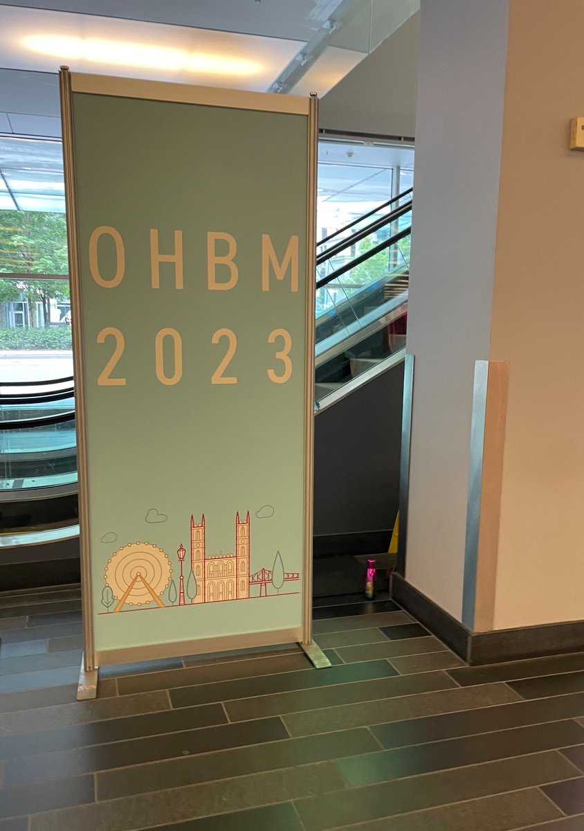 Just arrived at #OHBM2023 Quieter day today before things ramp up tomorrow. Want to talk #EEGManyLabs @AcademicEEG? Give me a shout. I’ll be around the GBC booth much of the rest of the week.