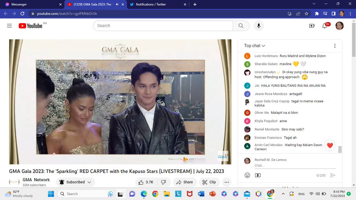 LemosRechell's tweet photo. gwapo at subrang bagay 

#GMAGala2023  RURU MADRID https://t.co/FOYXFm2Hjh